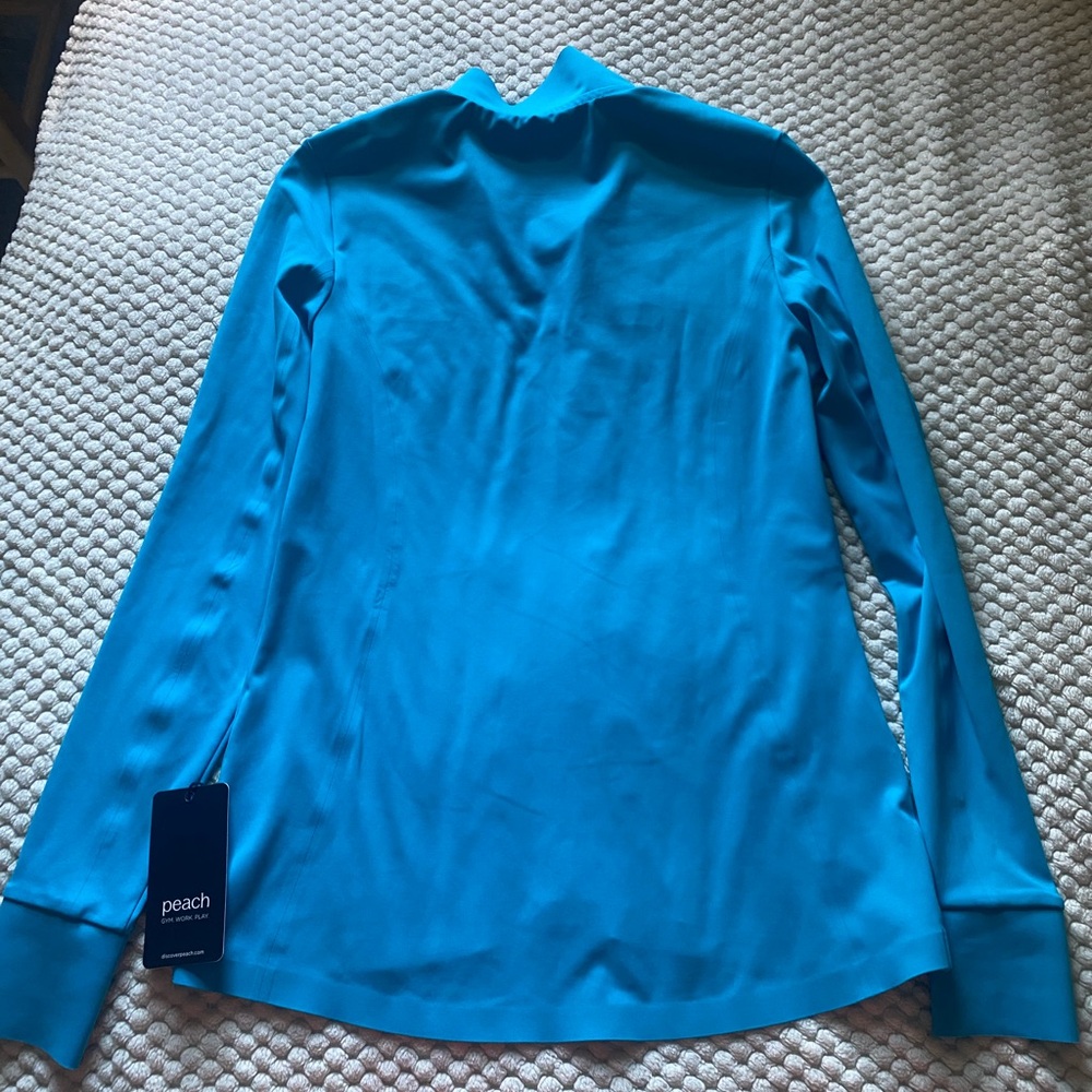 Blue "Iris" Athletic Jacket, Size XS - Picture 3 of 6